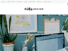 Tablet Screenshot of cieradesign.com